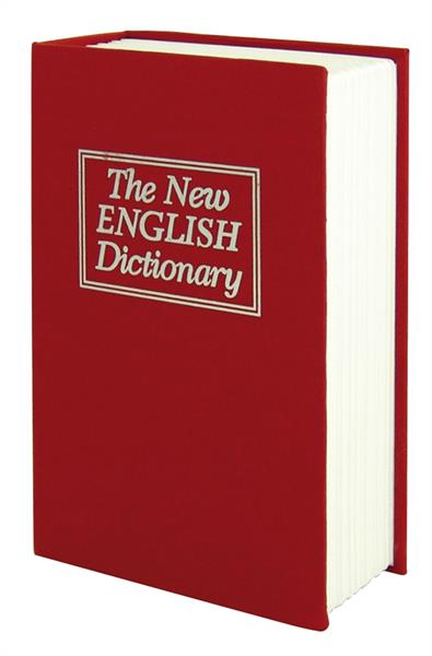 Buchversteck - Buchtresor, 2er Set, Wörterbuch - The English Dictionary